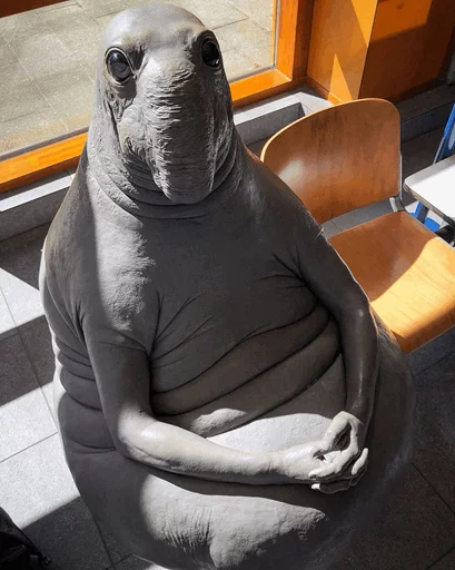 Стікер Telegram «Elephant seal» 😐