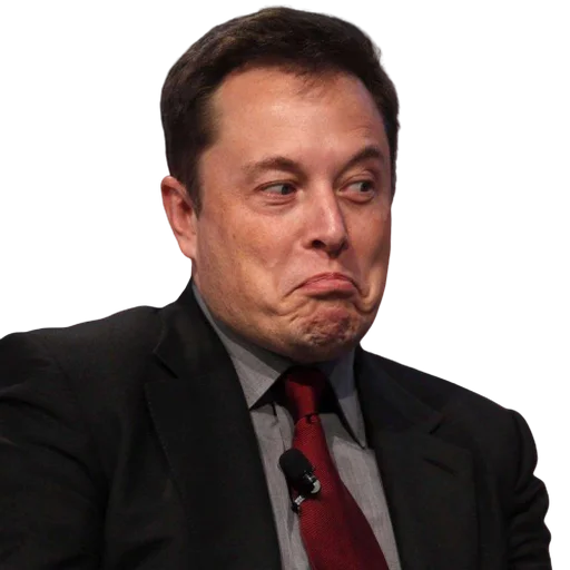 Емодзі Elon Musk / Илон Маск 😏