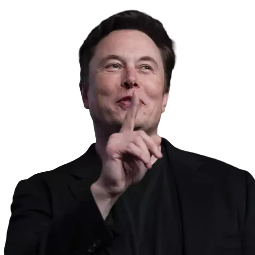 Емодзі Elon Musk / Илон Маск 🤫