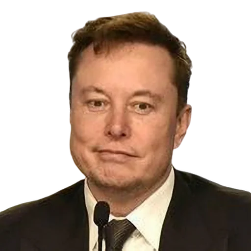 Стікер Elon Musk / Илон Маск 😐