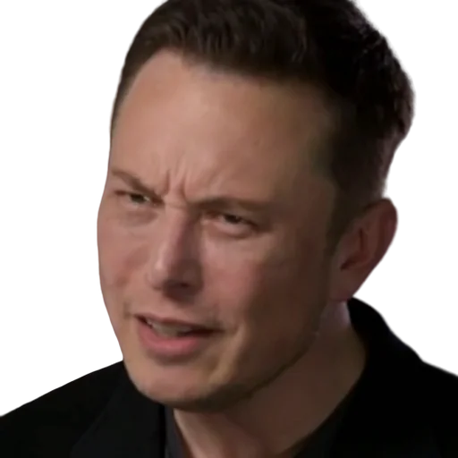 Telegram stiker «Elon Musk / Илон Маск» 🤨