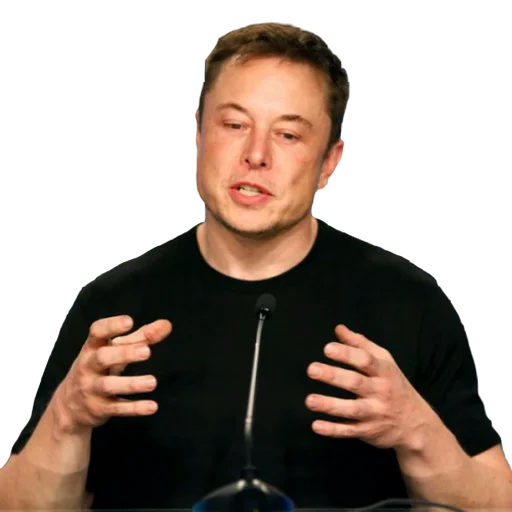 Стікер Telegram «Elon Musk / Илон Маск» 😤