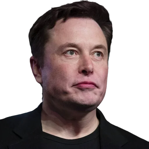 Telegram stiker «Elon Musk / Илон Маск» 😟
