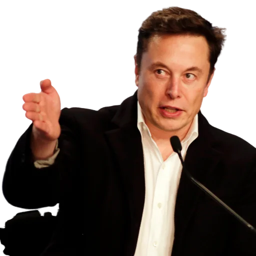Стікер Elon Musk / Илон Маск 👈