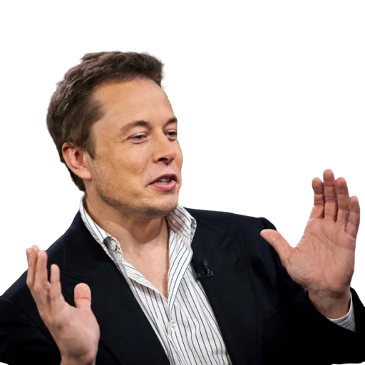 Стікер Telegram «Elon Musk / Илон Маск» 👐