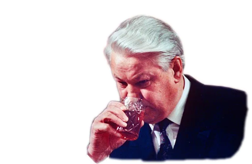 Ельцин  sticker 🍷