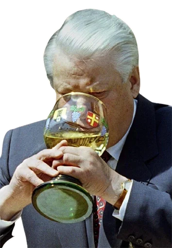 Эмодзи Ельцин 🍺