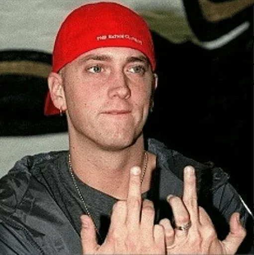 Telegram Sticker «Eminem Fingers » ☹️