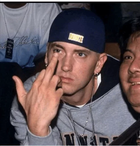 Стикер Telegram «Eminem Fingers » 😏