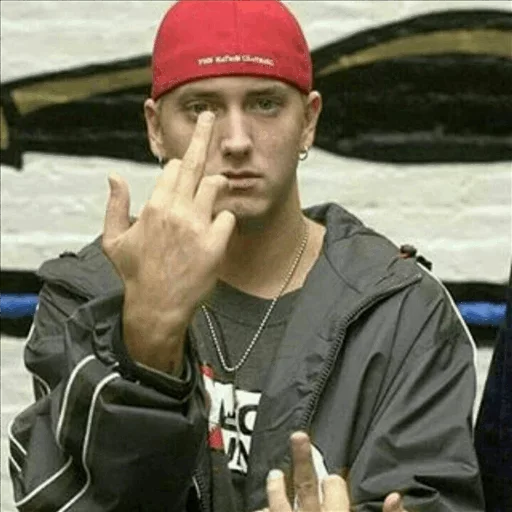 Стікер Telegram «Eminem Fingers» ☹️