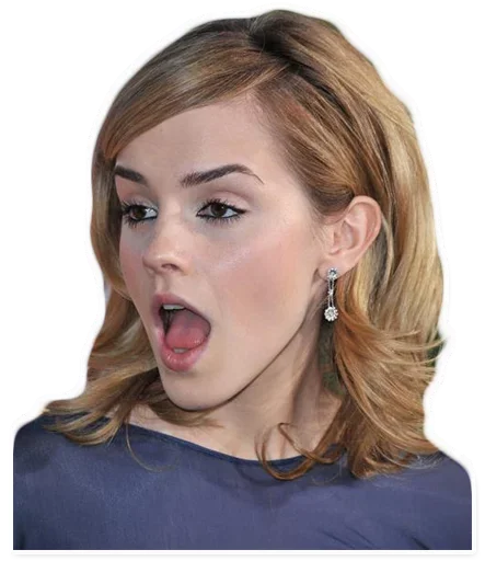 Emma Watson emoji 😯