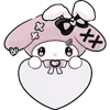 Емодзі Emo Kitty Emoji 🤍