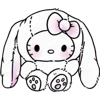 Эмодзи Emo Kitty Emoji 🐰