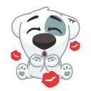 Telegram emoji Spotty and persik