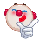 Clown emoji 😲