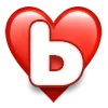 Telegram emoji «heart font» 💩
