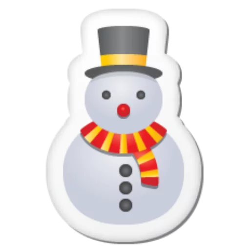 Стикер Telegram «Emoji Christmas 🎄 ~» ☃