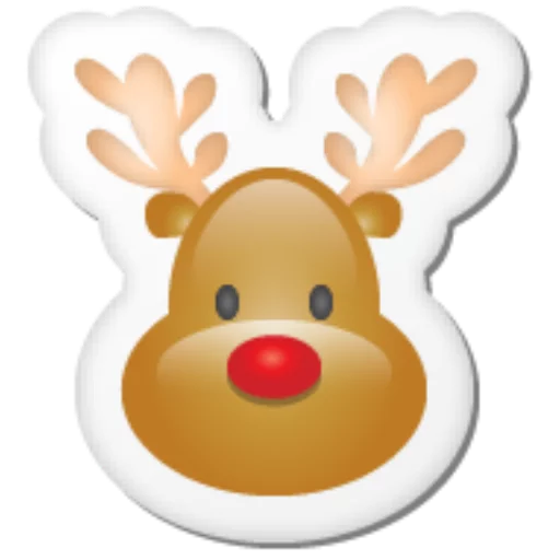 Стікер Emoji Christmas 🎄 ~ 🐮