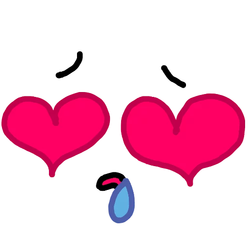 Telegram Sticker «Emoji Desu» 😍