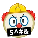 Telegram emoji Clowns