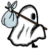 Емодзі телеграм Ghost