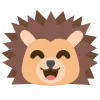 Telegram emoji Ежики