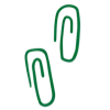Зеленый шрифт emoji 📎