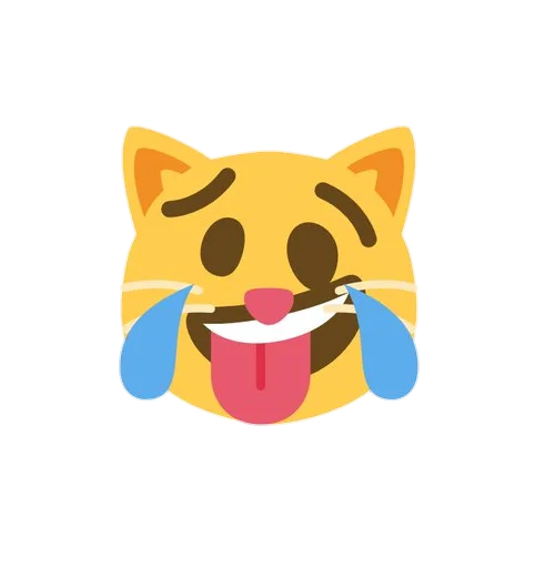 Telegram stiker «Emoji Mashup» 😺