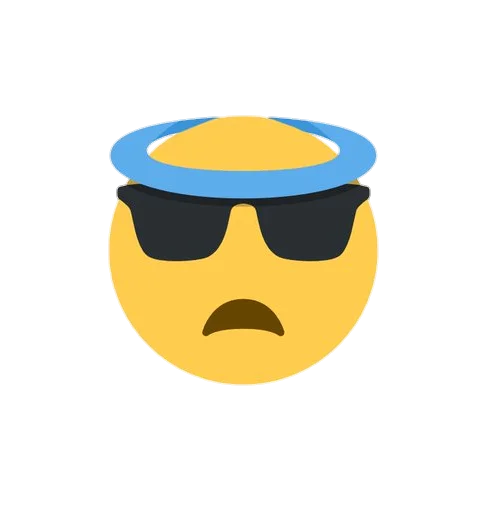 Стикер Telegram «Emoji Mashup» 😎