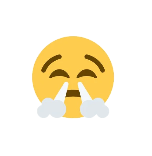 Telegram stiker «Emoji Mashup» 😤