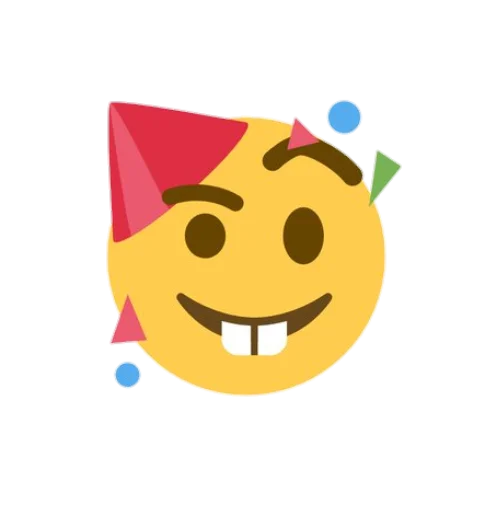 Стикер Telegram «Emoji Mashup» 🥳