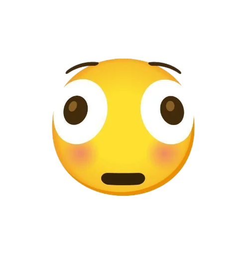 Стикер Telegram «Emoji Mashup» 😳