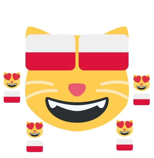 Telegram stiker «Emoji Mashup» 🇵🇱