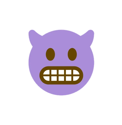 Telegram stiker «Emoji Mashup» 😈