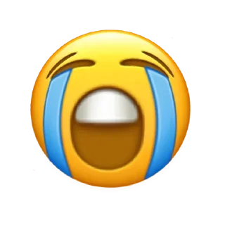 Стікер Telegram «Emoji» 😭