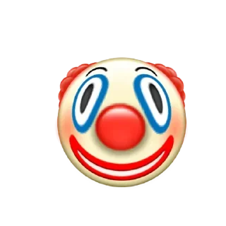 Telegram Sticker «Emoji» 🤡