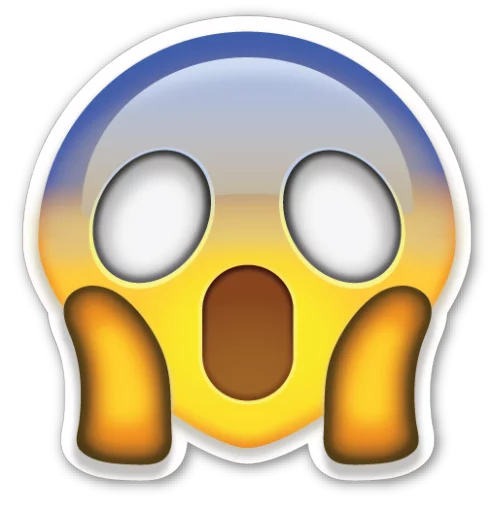 Стікер Telegram «Emoji V1.0 By Carlosartugo» 😱