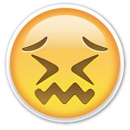 Emoji V1.0 By Carlosartugo stiker 😖