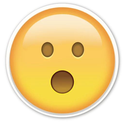 Emoji V1.0 By Carlosartugo stiker 😮