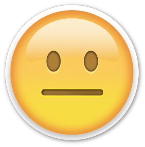 Emoji V1.0 By Carlosartugo stiker 😐