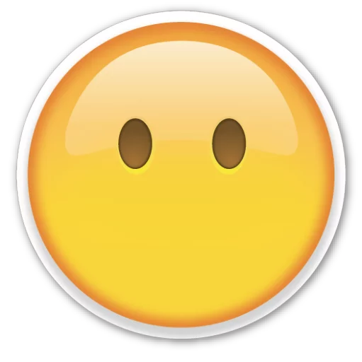 Стикер Telegram «Emoji V1.0 By Carlosartugo» 😶