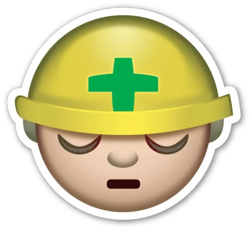 Telegram stiker «Emoji V1.0 By Carlosartugo» 👷