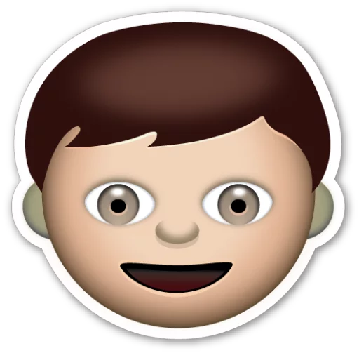 Стікер Telegram «Emoji V1.0 By Carlosartugo» 👦