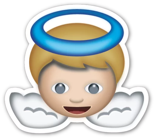 Telegram stiker «Emoji V1.0 By Carlosartugo» 👼