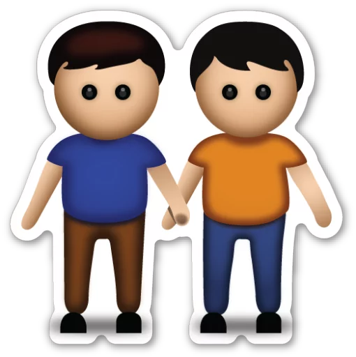 Telegram stiker «Emoji V1.2 By Carlosartugo» 👬