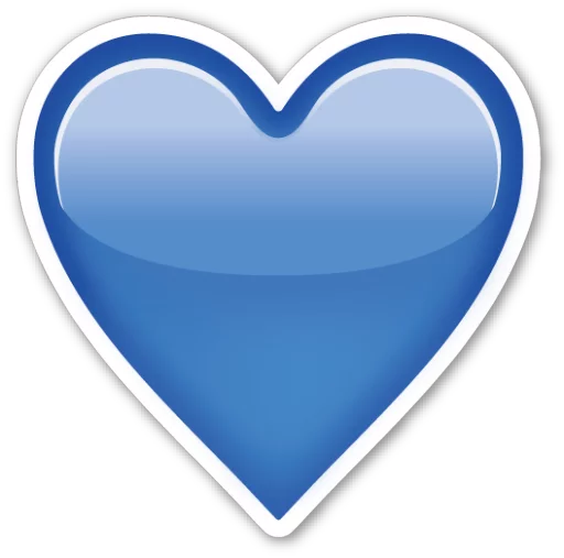 Telegram stiker «Emoji V1.2 By Carlosartugo» 💙
