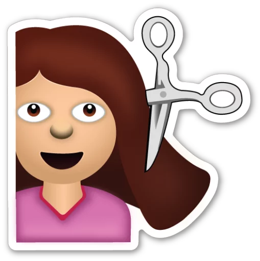 Стикер Telegram «Emoji V1.2 By Carlosartugo» 💇