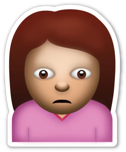 Стікер Telegram «Emoji V1.2 By Carlosartugo» 🙍