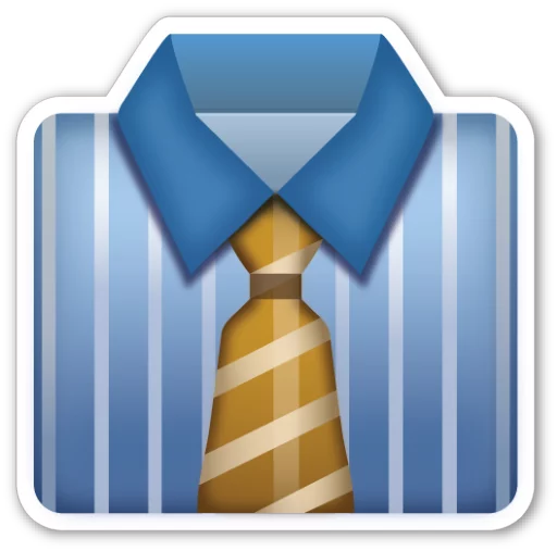Telegram stiker «Emoji V1.2 By Carlosartugo» 👔