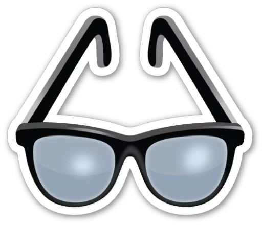 Telegram stiker «Emoji V1.2 By Carlosartugo» 👓